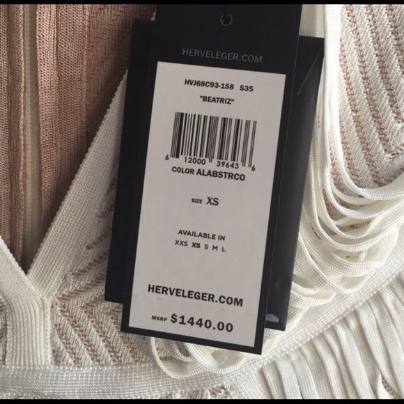 Never Worn $1400 Herve Leger Dress Like NEW - Picture 4 of 4